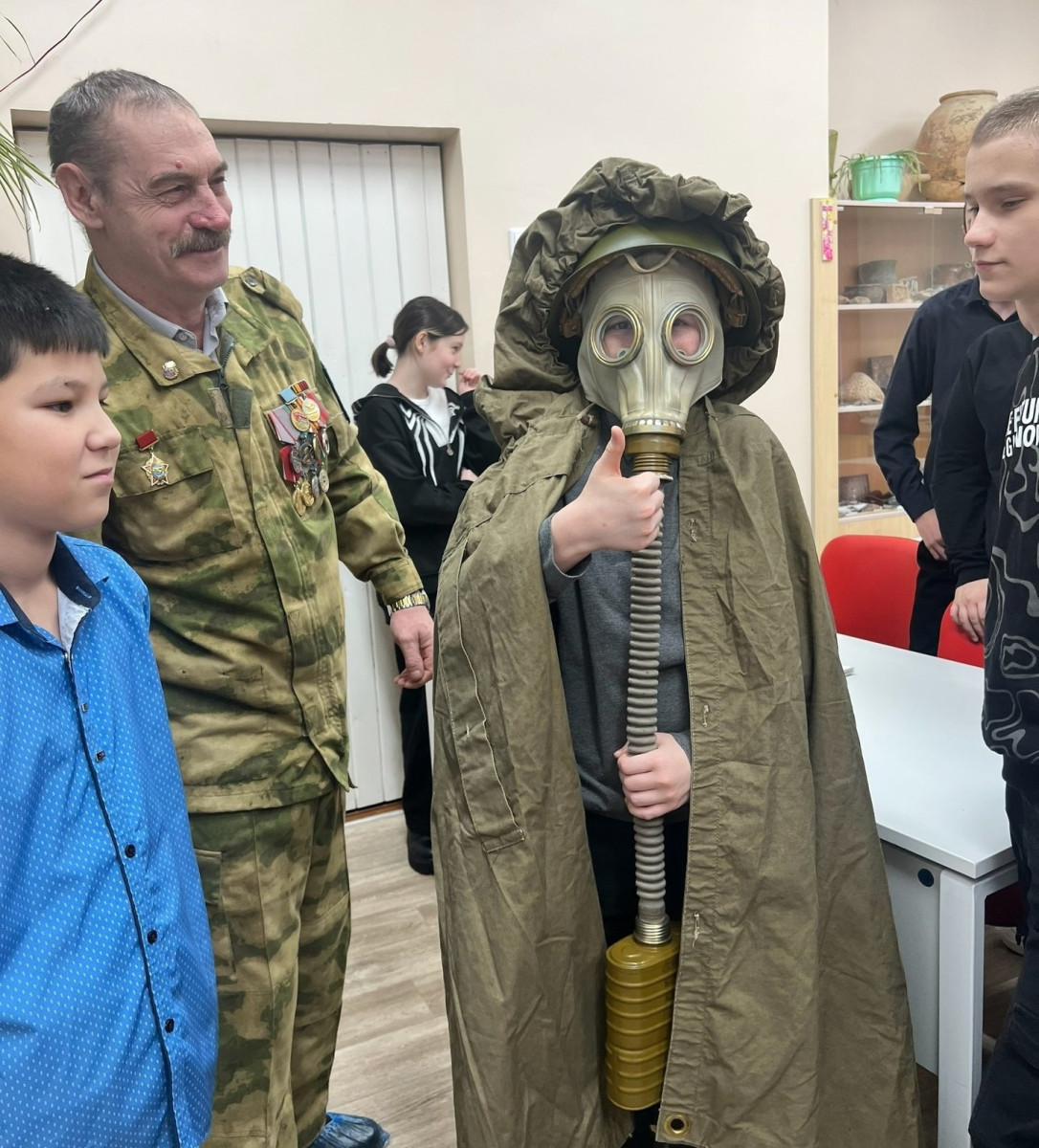 Поисковый отряд «Звезда» провел открытый урок для кривских школьников