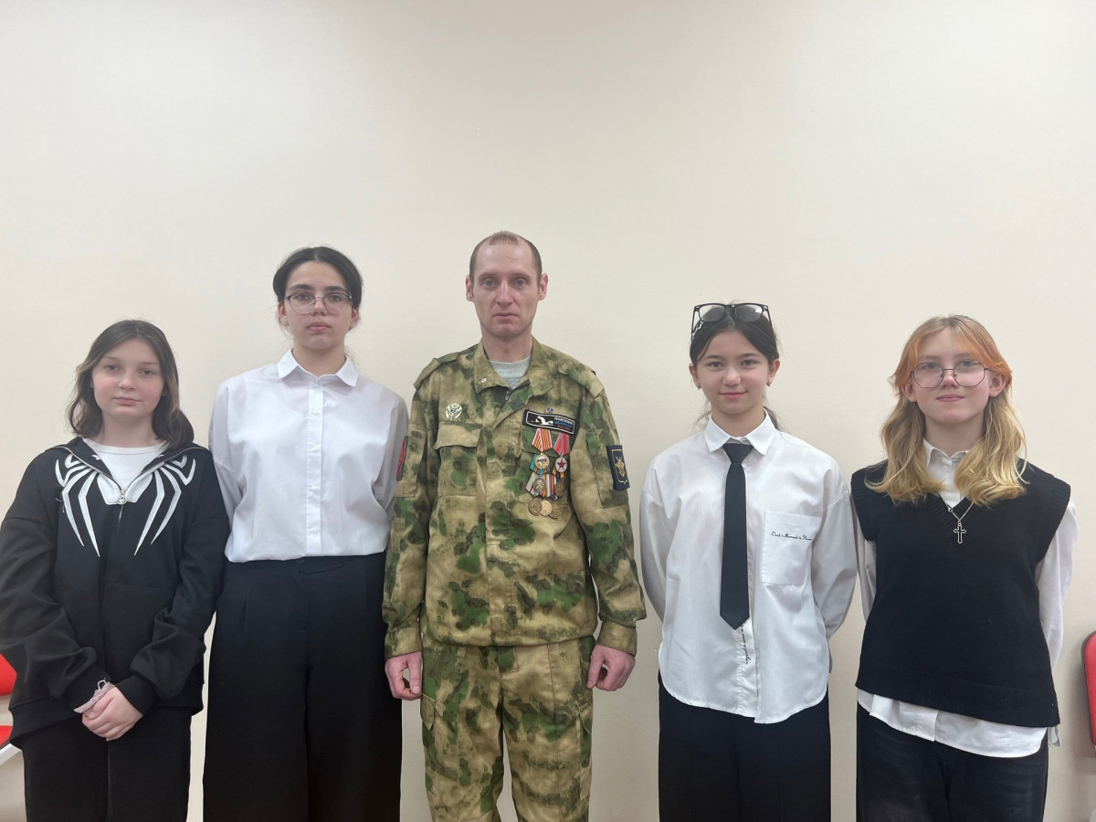Поисковый отряд «Звезда» провел открытый урок для кривских школьников