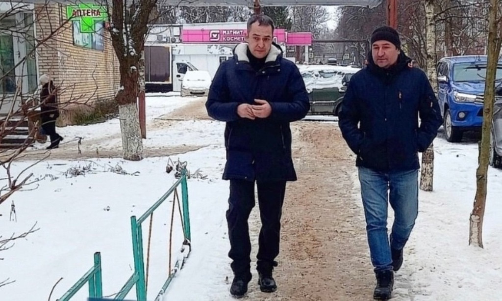 В Балабанове на улице Дзержинского отремонтируют тротуары вдоль домов № 86, 88 и 102