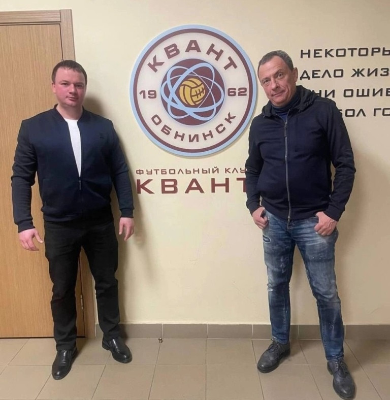 Глава балабановской администрации Александр КОЗЛОВ встретился с руководством обнинского футбольного клуба «Квант»