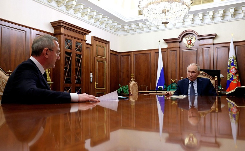 Владислав Шапша доложил Владимиру Путину о социально-экономической ситуации в Калужской области