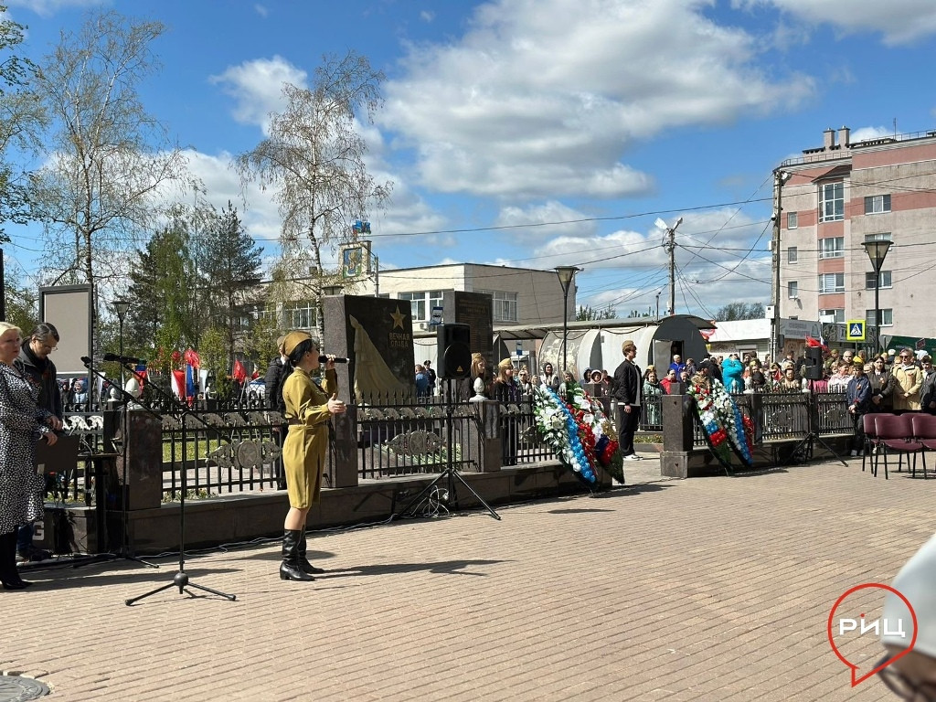 В Ермолине состоялся торжественный митинг в честь празднования Дня Победы