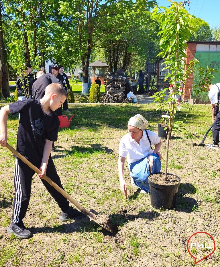 В церкви Рождества Пресвятой Богородицы, что в Тимашове, появился вишневый сад