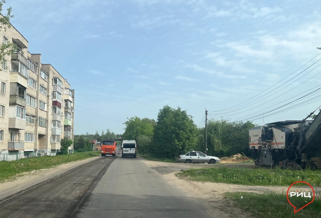 В Ермолине вовсю кипят дорожные работы!