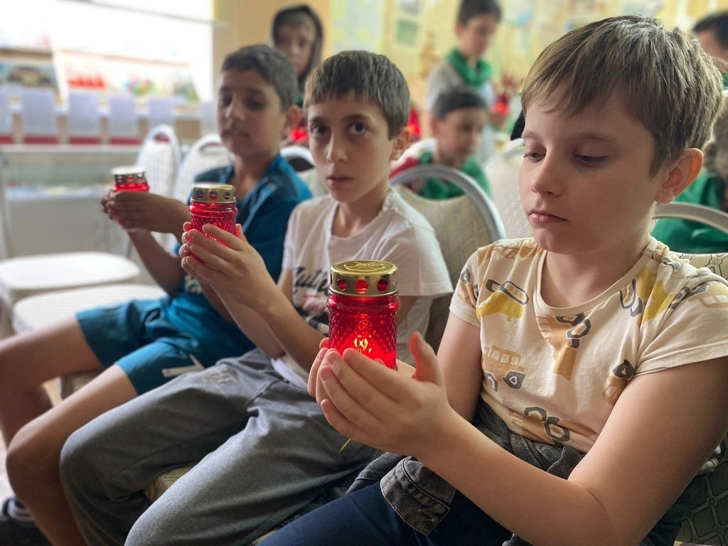 В балабановском Музее истории состоялась акция "Свеча памяти", посвященная Дню памяти и скорби