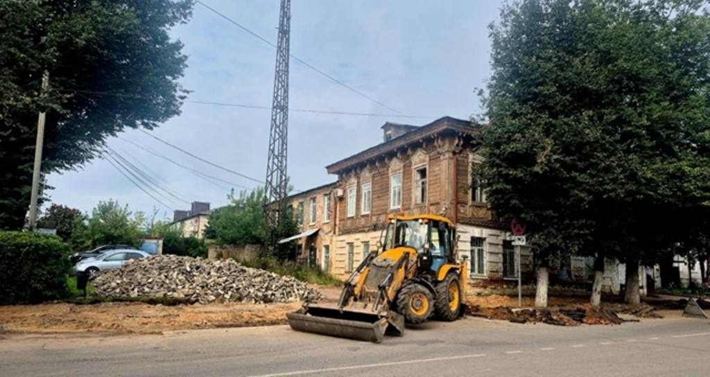 Главную улицу Боровска "апгрейдят"