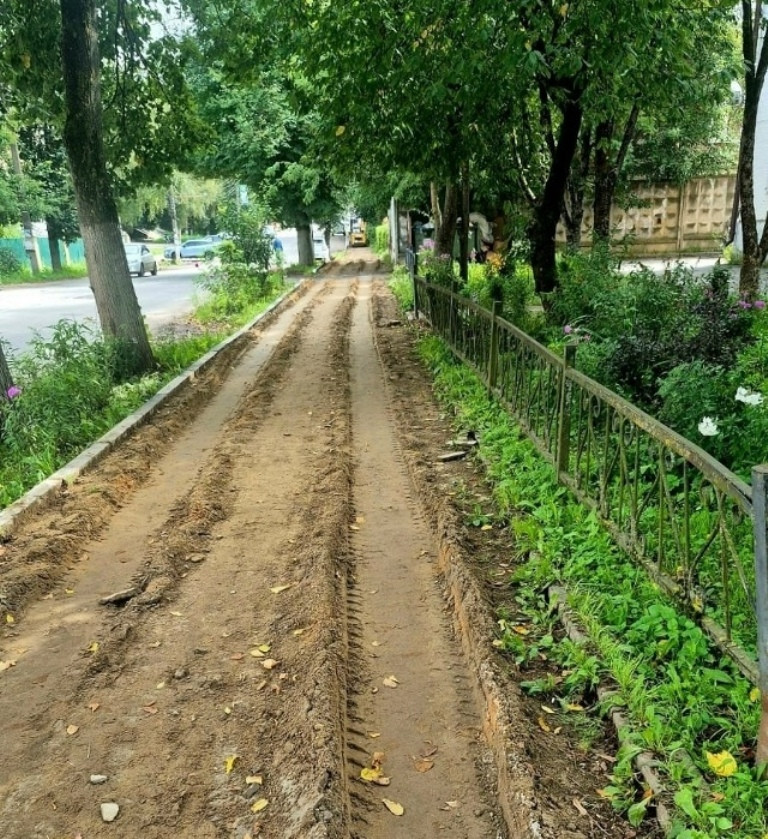 Главную улицу Боровска "апгрейдят"