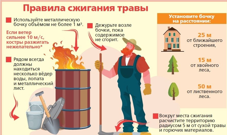 Боровская администрация напомнила горожанам правила утилизации растительного мусора