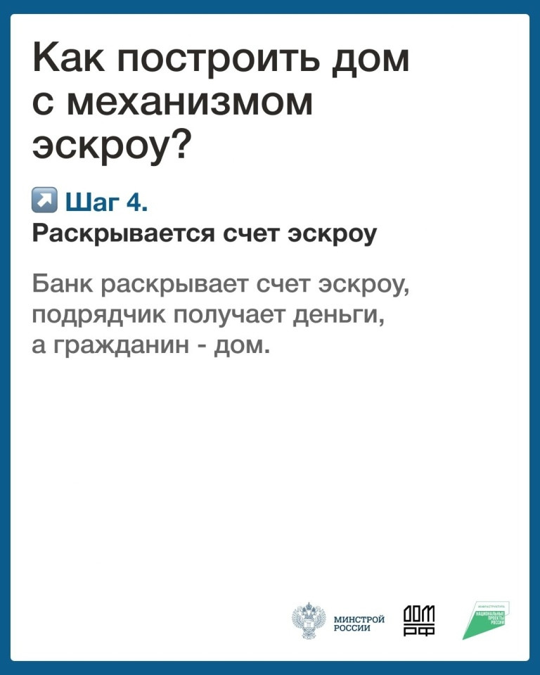 Министерство строительства и ЖКХ Калужской области проводит информационную кампанию, направленную на повышение осведомлённости граждан и подрядных организаций о возможности применения счетов экскроу при строительстве индивидуальных жилых домов