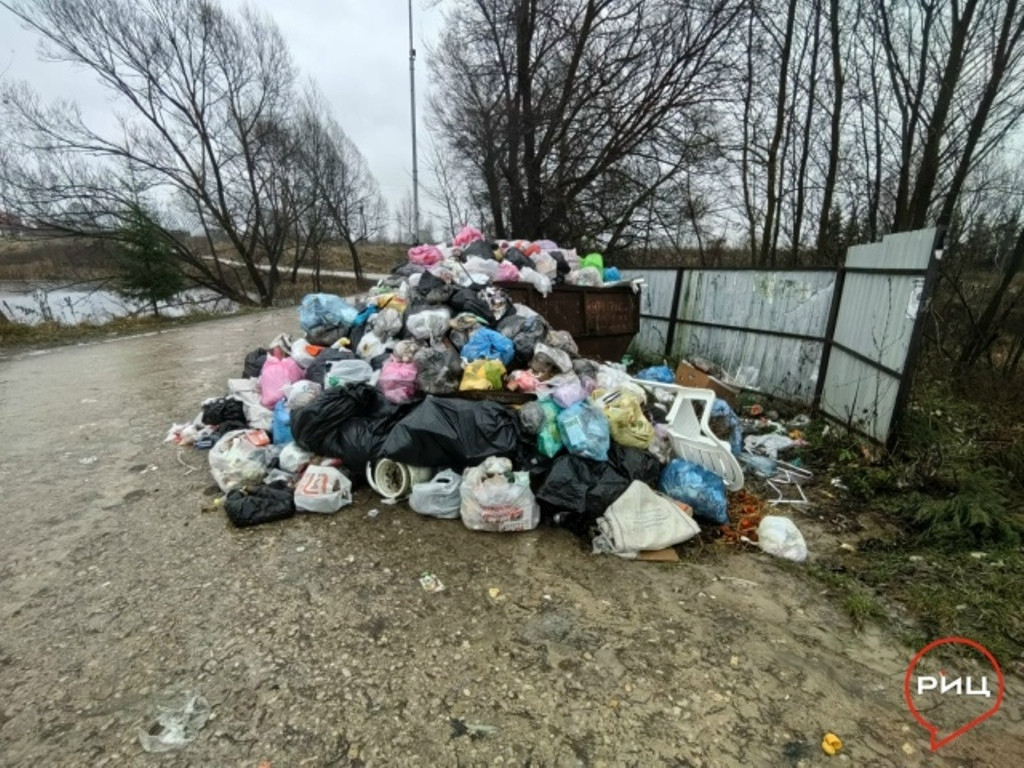 Жители ермолинской улицы Калинина выражают серьезную обеспокоенность по поводу состояния мусорной площадки, расположенной вблизи их домов