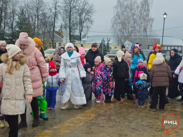 На центральной площади Боровска состоялось торжественное открытие городской новогодней ели