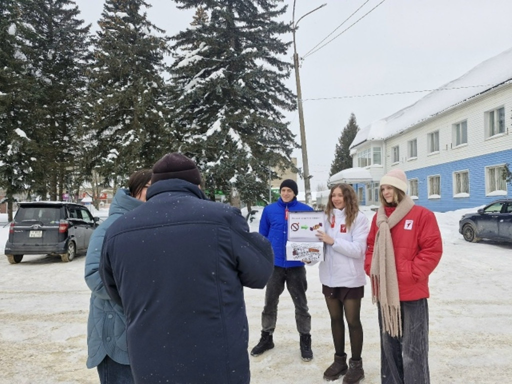 «Движение первых» Боровского округа против курения!