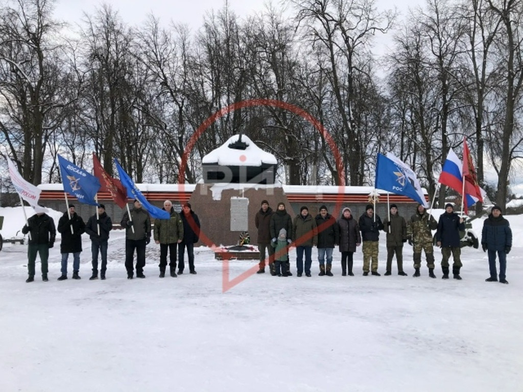 Боровский поисковый отряд «Звезда» принял участие в автопробеге, посвященному Людковскому десанту
