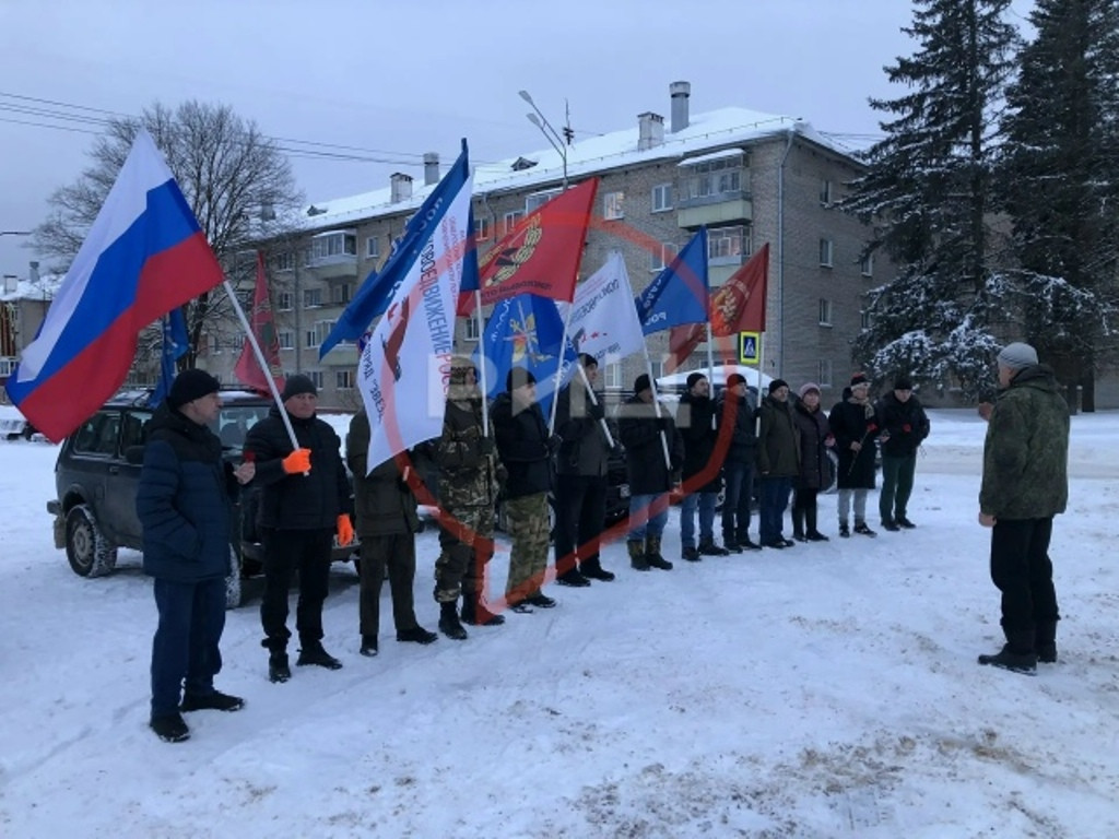 Боровский поисковый отряд «Звезда» принял участие в автопробеге, посвященному Людковскому десанту