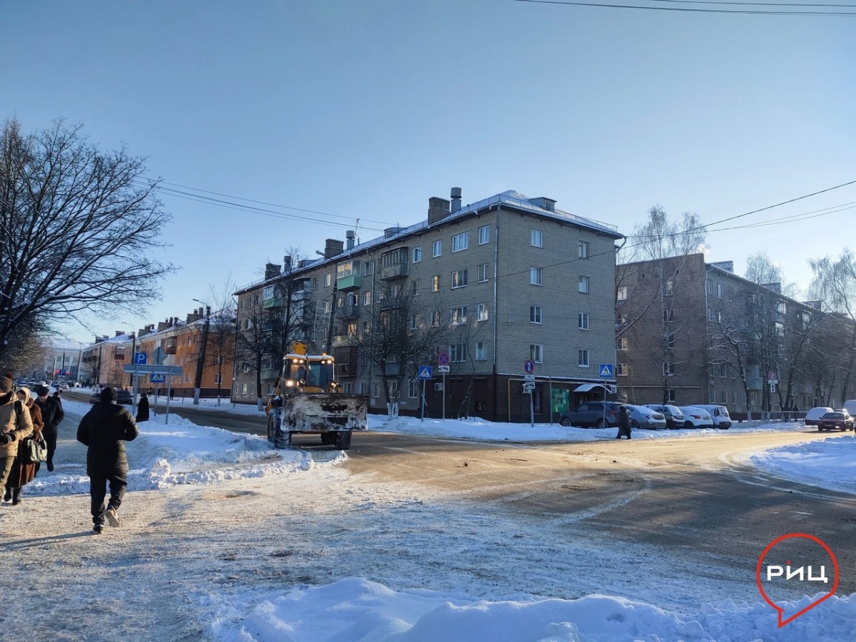 Балабановские улицы убирают от снега