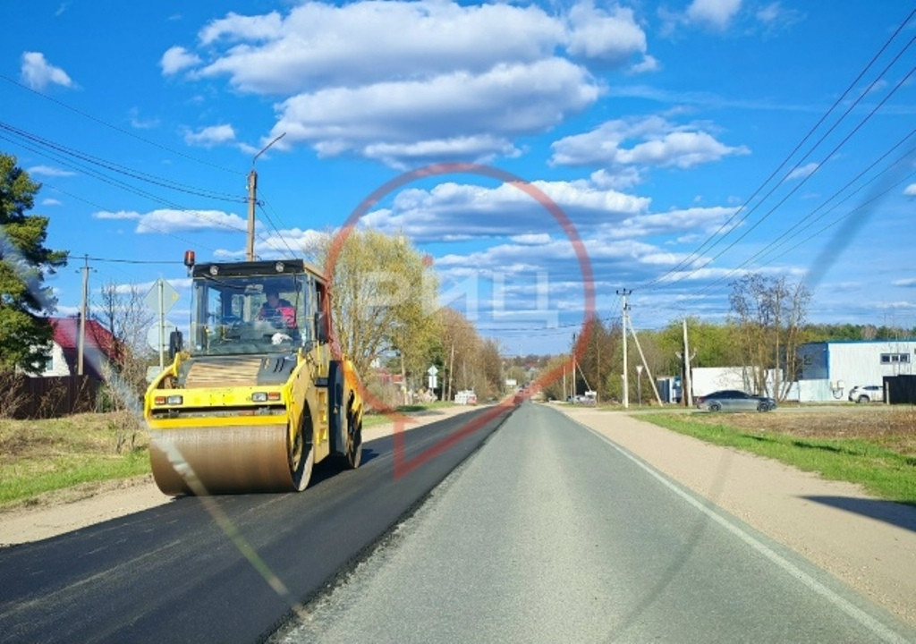 В Боровске начались ремонтные работы участка областной дороги