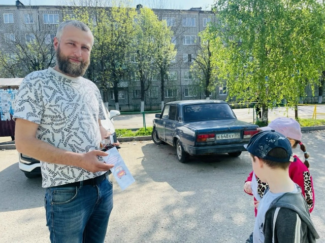 Воспитанники ермолинского детского сада «Звездочка» за безопасность на дорогах!