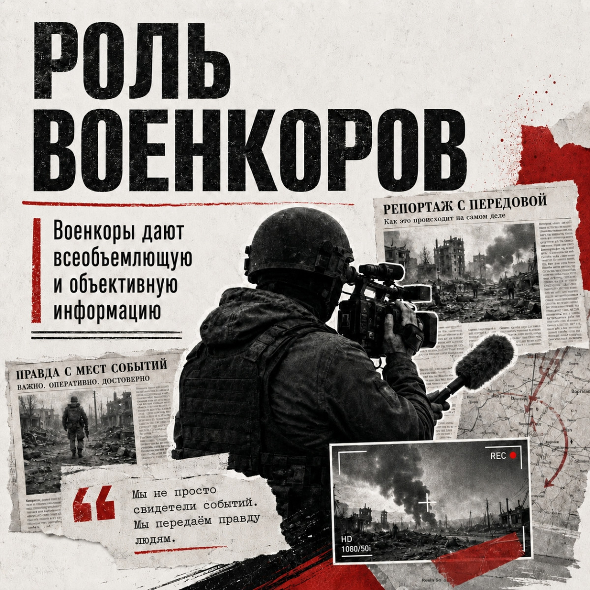 Военкоры и информационная картина событий
