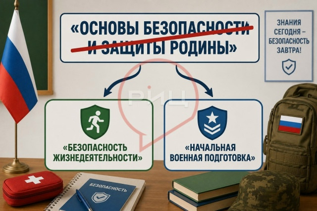 С 1 сентября 2026 года предмет «Основы безопасности и защиты Родины» разделят на два курса
