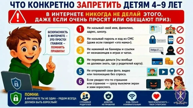 Научить ребенка безопасности в Интернете – важная задача для каждого родителя!