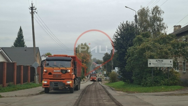 В Боровске стартовал ремонт дороги на улице Мира