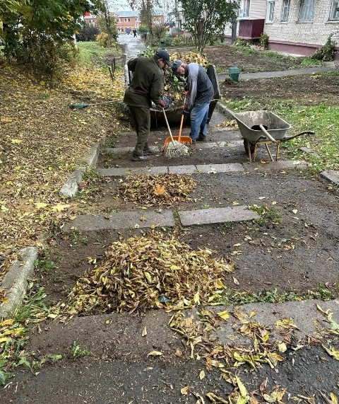 Балабановцы с Московской, 5 провели осенний субботник