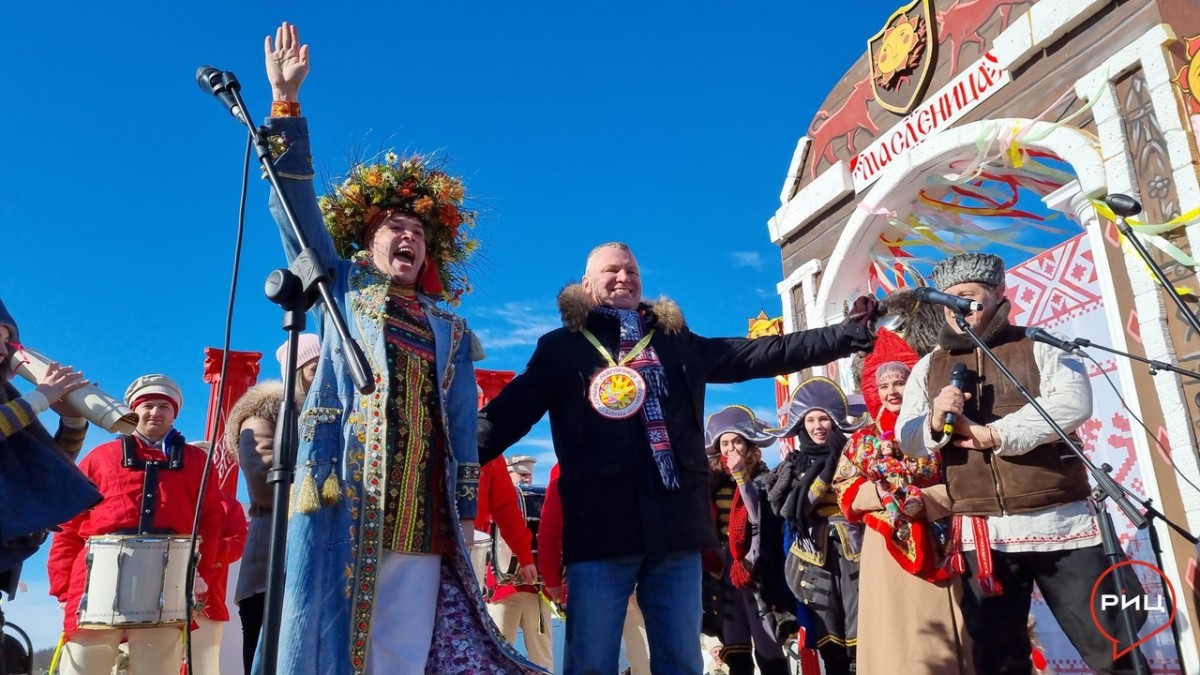 В райцентре с размахом отметили Масленицу