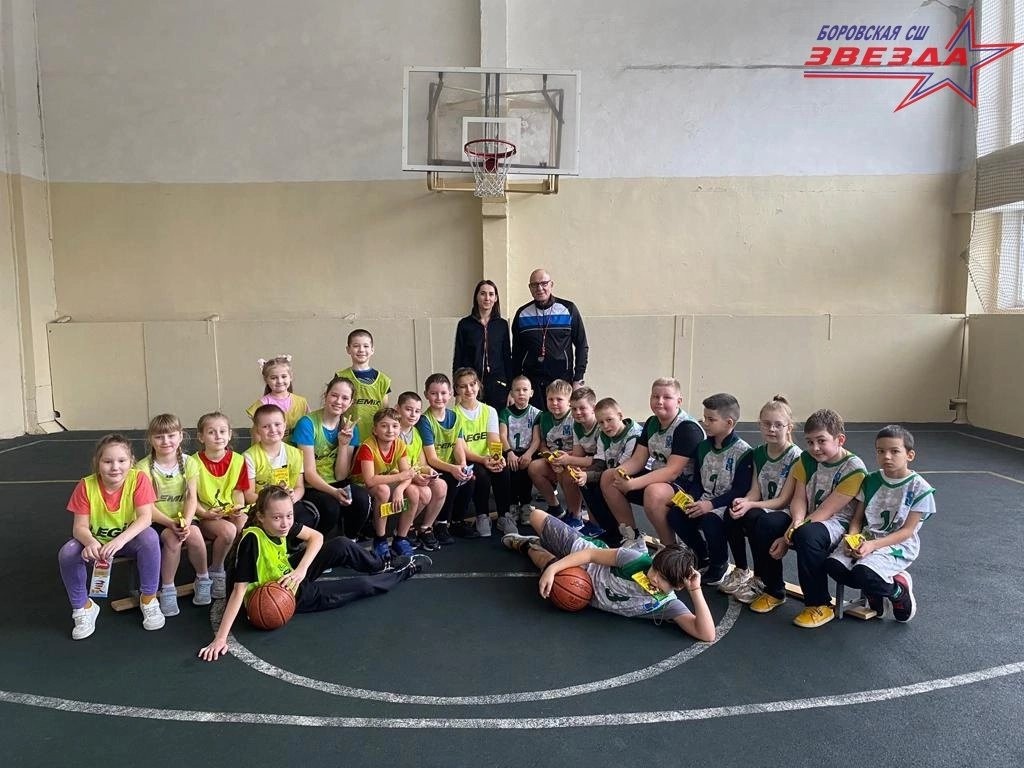 Юные баскетболисты из Боровска и Ермолина сыграли на интерес