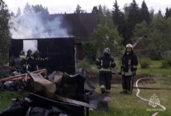 За последние семь дней в Боровском районе произошло два пожара