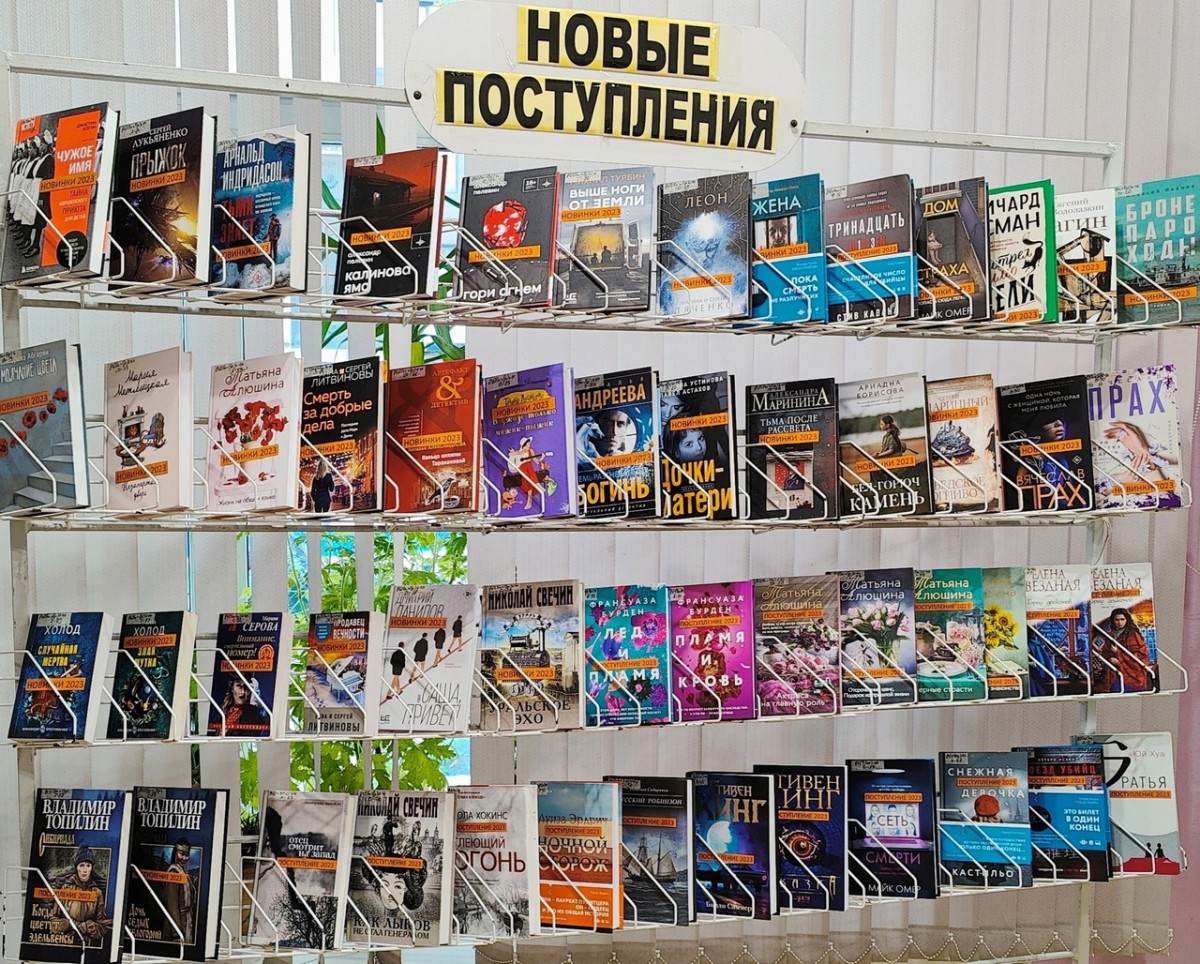 В балабановскую городскую библиотеку поступили новые книги