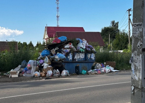 Вопрос своевременного вывоза мусора в райцентре так и не удалось решить