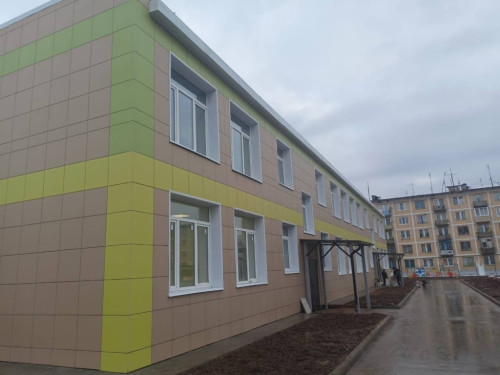 Капитальный ремонт здания детского сада в деревне Митяево практически завершен