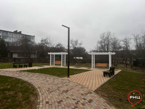 Второй этап благоустройства сквера «Лесогорье» в Балабанове должен завершиться на следующий неделе