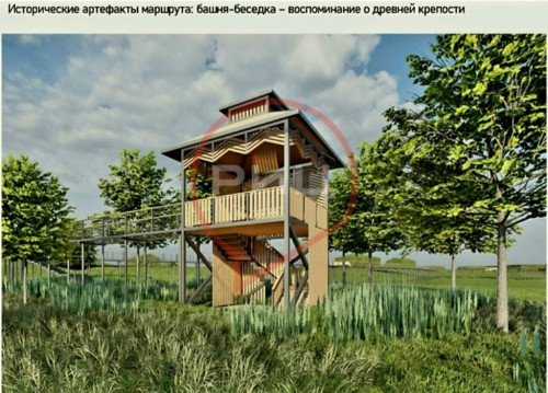 В районном центре стартовали работы по благоустройству набережной Протвы в рамках проекта «7 веков Боровска. Начало»