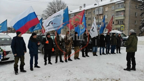 Боровский поисковый отряд «Звезда» принял участие в автопробеге, посвященному Людковскому десанту