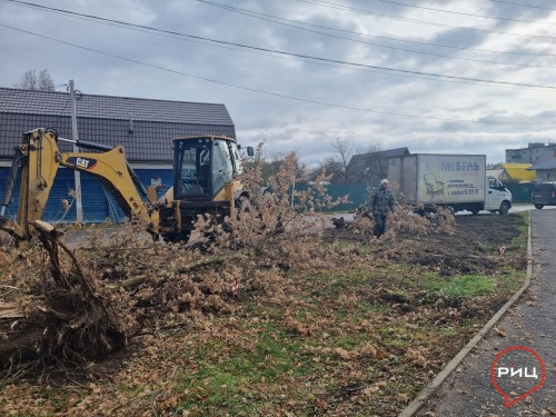 В райцентре приступили к созданию сквера «Ордена»