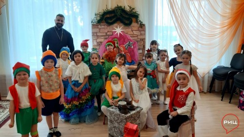 В детском саду «Умка», что в Совхозе «Боровский», встретили Рождество