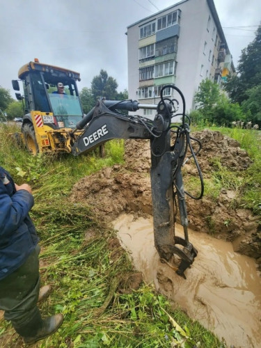 В Балабанове произошел порыв на линии холодного водоснабжения в районе дома №5 по улице Гагарина