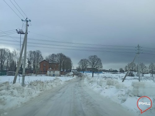 Сегодня въезд в боровский микрорайон Южный освободили от снега