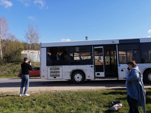 Водитель автобуса спас пассажирам жизнь при столкновении с «Камазом»