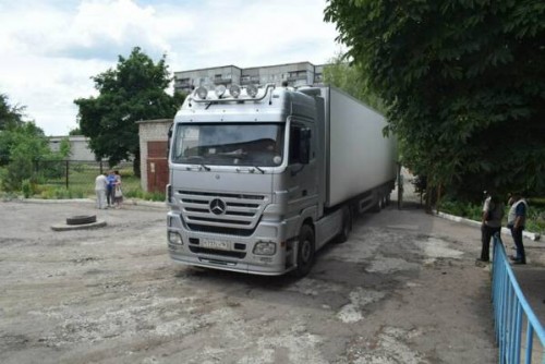 В Первомайск прибыл очередной гуманитарный груз из Калужской области
