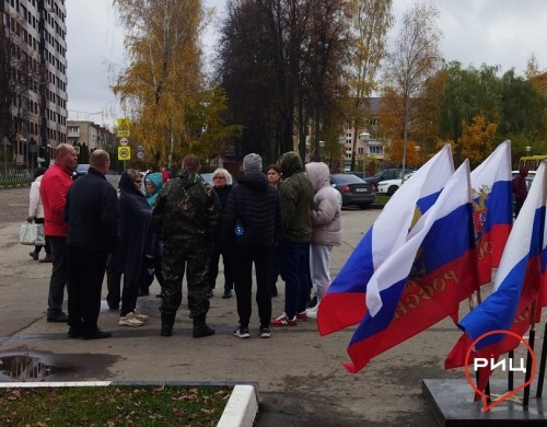 Сегодня очередная группа мобилизованных Боровского района отправилась в учебный центр под Ногинском