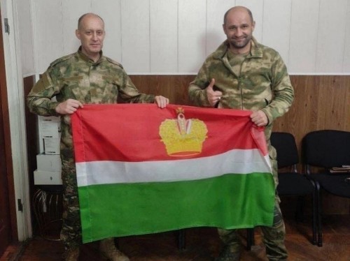 У батальона «Спарта» из ДНР теперь есть флаг Калужской области