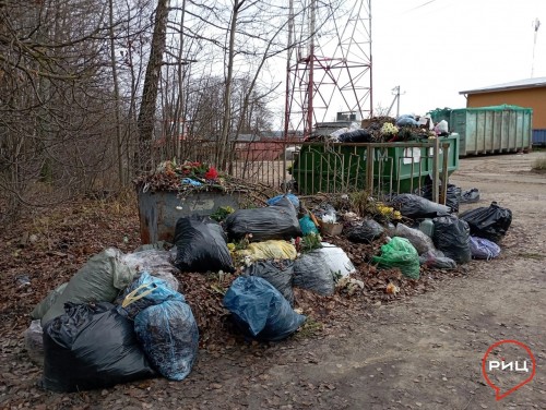 Боровское кладбище на улице Горького снова «утопает» в мусоре