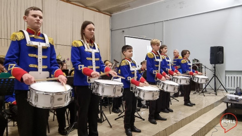 В боровском Музейно-выставочном центре состоялся концерт малоярославецкого детского духового оркестра «ДеМеТон»