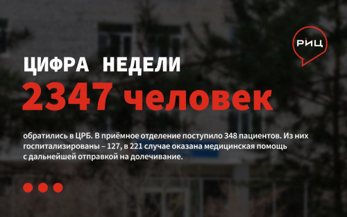 На минувшей неделе в боровской ЦРБ зарегистрировано 2347 посещений
