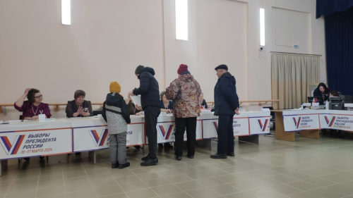 В Боровском районе полным ходом идет голосование!