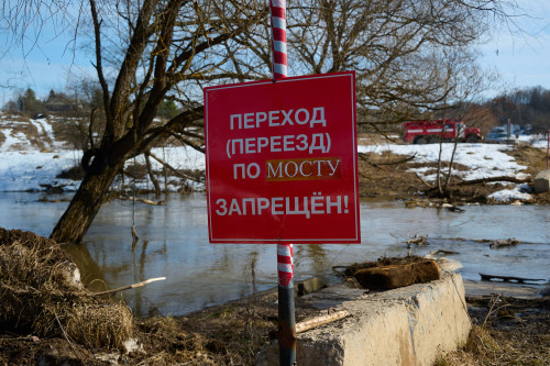 Воды рек Боровского района завоевывают все большие территории